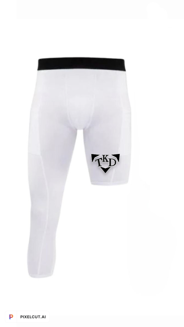 One Leg 3/4 Compression Basketball Pants