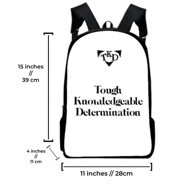 TKD 3D Printed Book Bag