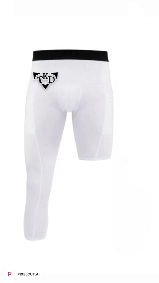 One Leg 3/4 Compression Basketball Pants