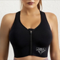 Women's Front Zipper Sports Bra