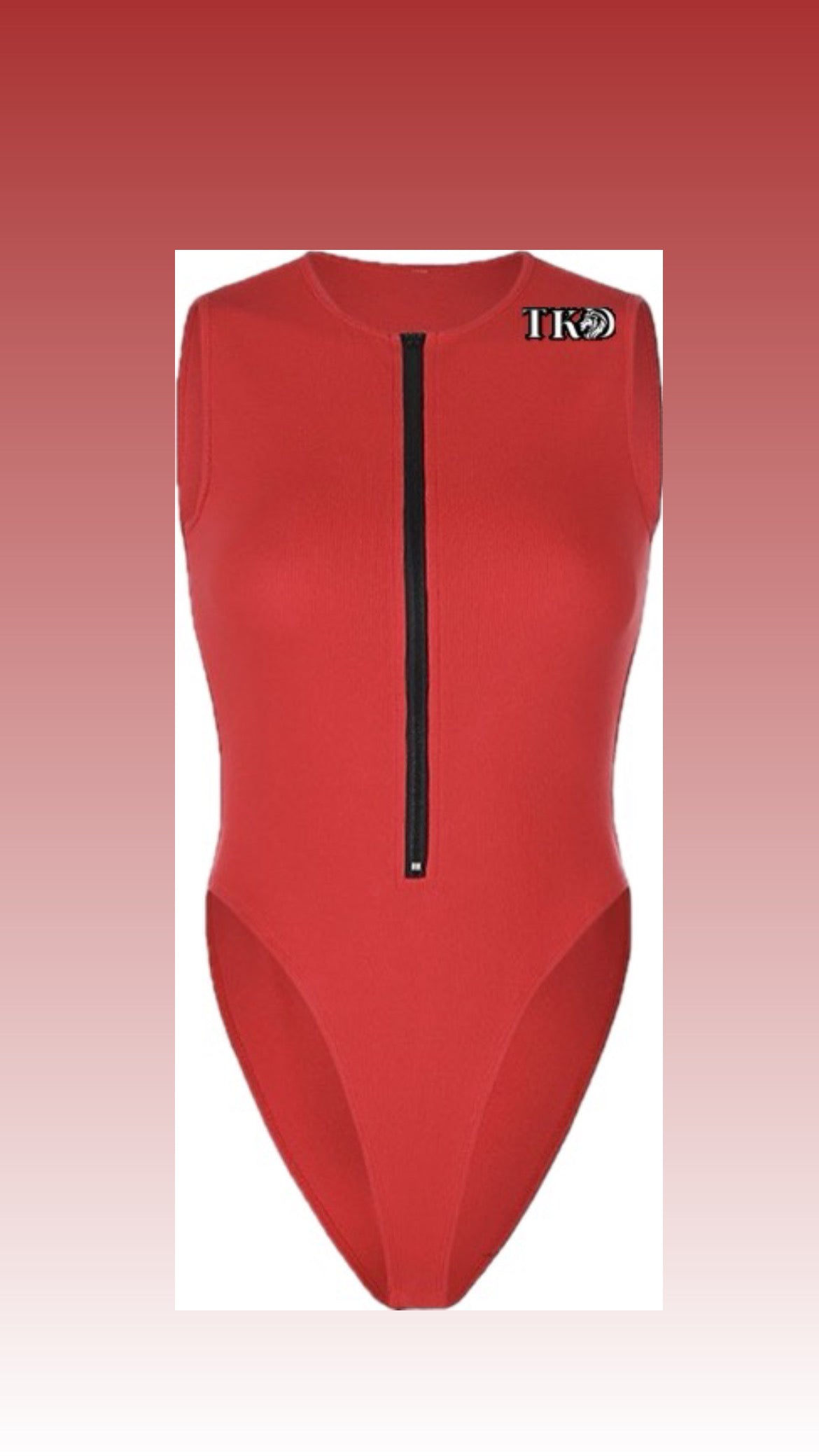 Women Zip Up Bodysuit